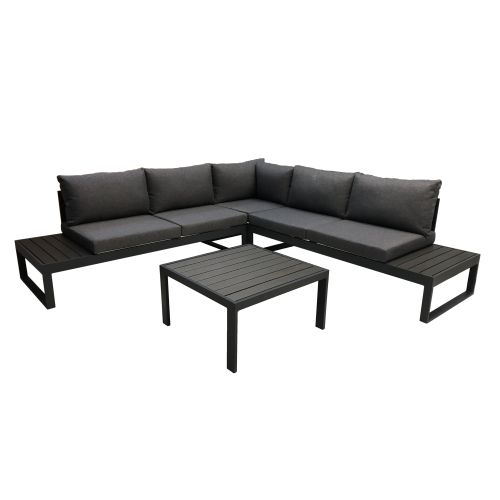 Bild: Lounge-Set, Aluminium anthrazit