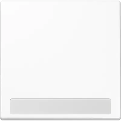 JUNG Wippe LS990NAWW für Schalter/Taster | Beschriftungsfeld | Duroplast | glänzend | IP44 | alpinweiß