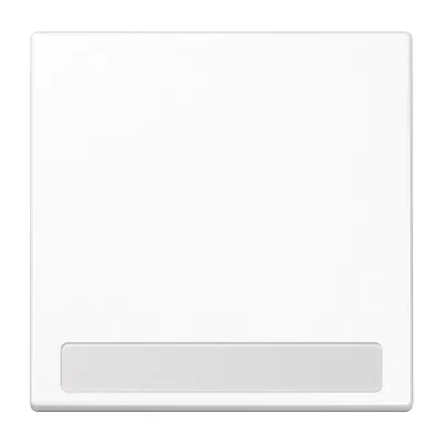 JUNG Wippe LS990NAWW für Schalter/Taster | Beschriftungsfeld | Duroplast | glänzend | IP44 | alpinweiß