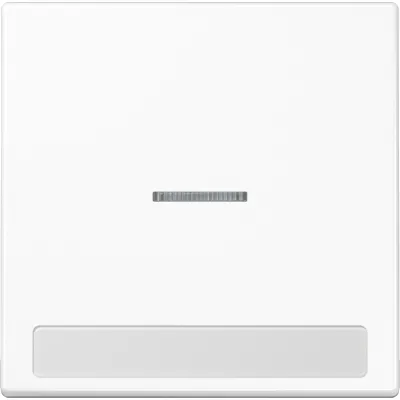 JUNG Wippe Kontrollschalter LS 990 | Kontrollwippe mit Lichtleiter | Duroplast | IP44 | alpinweiß