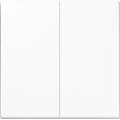 JUNG Wippe für Serienschalter LS995WW | zweiteilig | Duroplast | glänzend | alpinweiß | LS990 | IP44 | RAL 9010