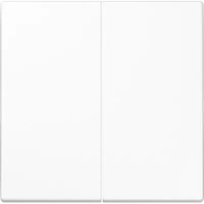 JUNG Wippe für Serienschalter LS995WW | zweiteilig | Duroplast | glänzend | alpinweiß | LS990 | IP44 | RAL 9010
