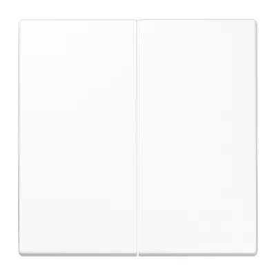 JUNG Wippe für Serienschalter LS995WW | zweiteilig | Duroplast | glänzend | alpinweiß | LS990 | IP44 | RAL 9010