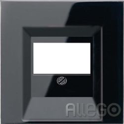 LS/sw TAE-Zentralabdeck. LS990/schwarz