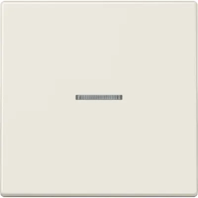 JUNG Wippe Kontrollschalter LS990KO5 | Duroplast glänzend | IP44 | cremeweiß | mit Lichtleiter