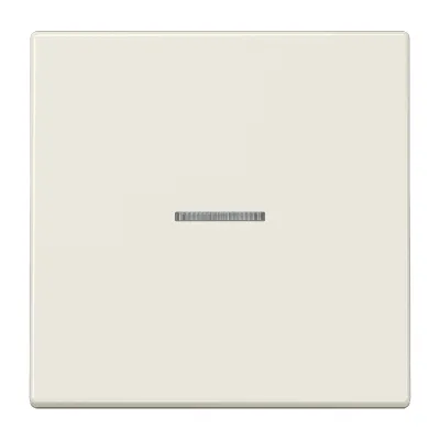 JUNG Wippe Kontrollschalter LS990KO5 | Duroplast glänzend | IP44 | cremeweiß | mit Lichtleiter