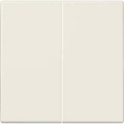 JUNG Wippe für Serienschalter LS995 | zweiteilig | Duroplast glänzend | ohne Aufdruck | IP44 | cremeweiß RAL1013
