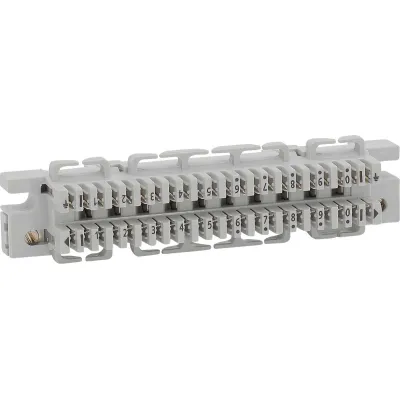 CobiNet LSA-Anschlussleiste 1010 003 | 10 DA | DIN 47608 Form A | Schraubbefestigung | grau | 96 mm