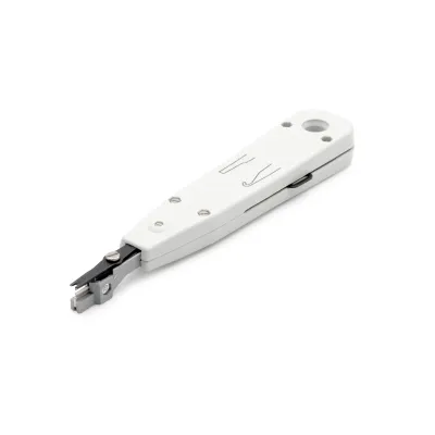 DIGITUS LSA Auflegewerkzeug DN-LSA-PT | Punch Down Tool für LSA-Plus | Ausziehhaken & Entriegelungsklinge | weiß
