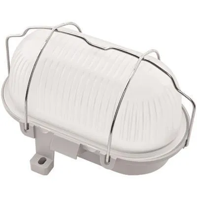 LTEK LED Ovalleuchte IP44 Glas 124083 10W 1000lm 3000/4000/5700K 176x122x110mm