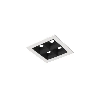 LTS CHOCM-R 220.840.80.02/DALI weiß LED-Einbauleuchte 7W Choc 4000K 800lm ws dim