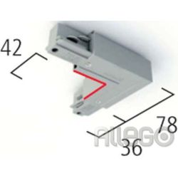 LTS Licht. Eckeinspeisung verkehrsweiß EU 27 V-WS-555112106