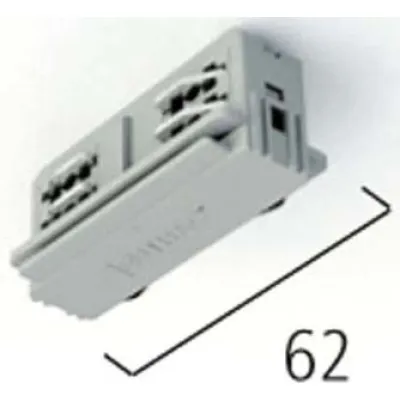LTS Längsverbinder EU 26 V-WS-555112066 | 3-polig 2,5mm² | Polycarbonat V0 | verkehrsweiß