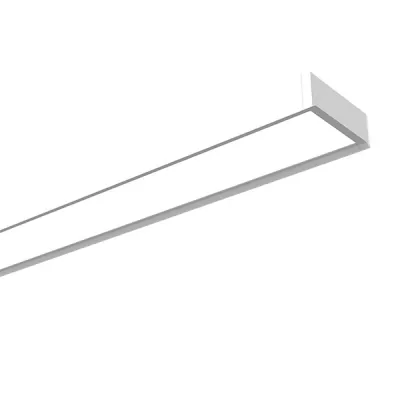 LTS LED-Deckenanbauleuchte MILA-A 104.1500.840/DALI | 1500x155mm | 26,1W | 3710lm | 4000K | DALI | UGR19 | silber