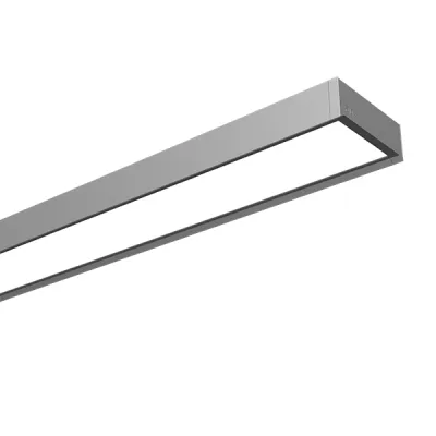 LTS LED-Deckenanbauleuchte MILA-A 104.1500.840/DALI | 1500x155mm | 26,1W | 3710lm | 4000K | DALI | UGR19 | silber