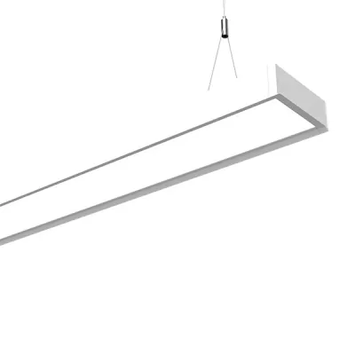 LTS Pendelleuchte MILA-P 104.1500.840/DALI | LED 26,1W 4000K 3710lm | DALI dimmbar | 1500mm | UGR19 | silber
