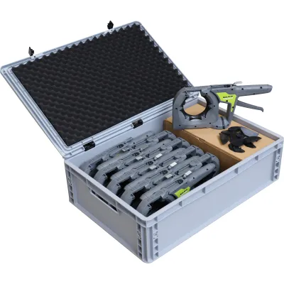 Lübbering FLEXIPASS Box 10 A90299 Kabelführungssystem | bis Ø 38 mm | 10 Stück | ergonomisch | flexibel