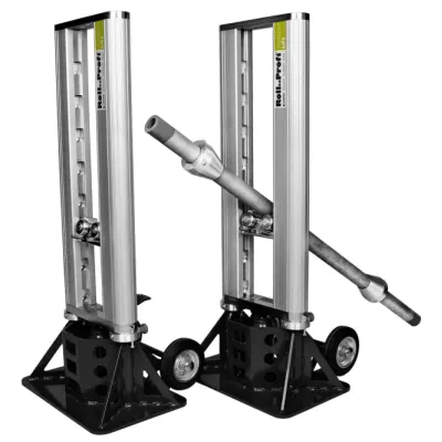 LÜBBERING Kabeltrommelheber Roll..Profi JumboLift A90121 | 6t Tragkraft | Aluminium | max. 2200mm Trommel | Baustelle