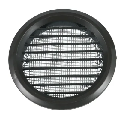 Lüftungsgitter 80erR braun Dalap 353 mit Insektenschutznetz für Luftführung