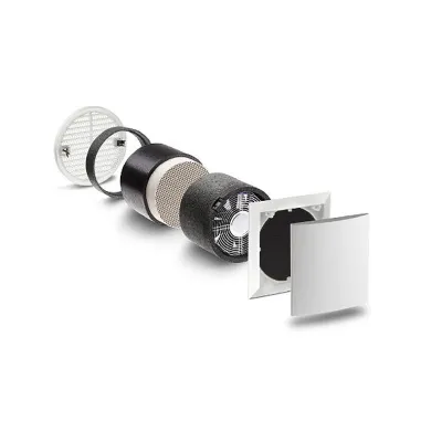 LUNOS Einschub für dezentrales Lüftungsgerät e² 39993 | Wärmerückgewinnung | Kunststoff | 24x27x12 cm