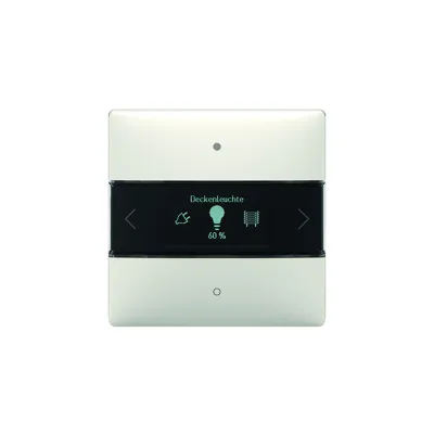 Theben Raumcontroller LUXORliving iON8 4800418 | integrierter Raumtemperaturregler | 10 Funktionen | Unterputz | weiß