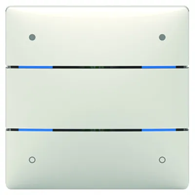 Theben Tastsensor LUXORliving iON4 4800414 | 4 Tasten | integrierter Temperatursensor | Status-LED | Unterputz | weiß