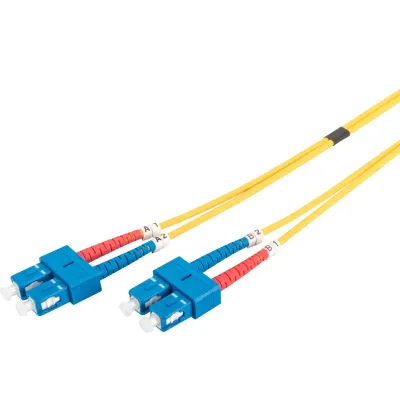 Digitus LWL Patchkabel DK-2922-03 | SC-SC Duplex | OS2 Singlemode 9/125 µm | 3m | gelb