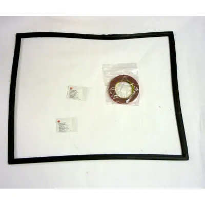 Magnetdichtung für Kühlschrank Liebherr 711108800 4-seitig, schwarz