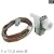 Bild: Magnetventil 1-fach 180° 11,5mmØ mit Kabel 407136337 AEG, Electrolux, Juno, Zanu