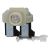 Bild: Magnetventil Bosch 00177286 zweifach 180° 10,5mmØ für Waschmaschine