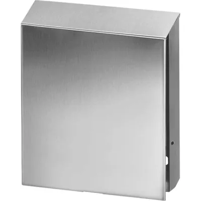 MAICO Außenabdeckung PP 45 AE 0093.0177 | Edelstahl Lüftungsgitter 252,2x220 mm | Kondensatkante, Schalldämmung