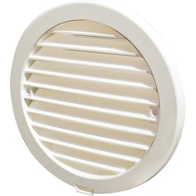 MAICO Außenabdeckung PP 45 AKR 0093.1635 | Lüftungsgitter Kunststoff 180x180mm | RAL 9016 verkehrsweiß