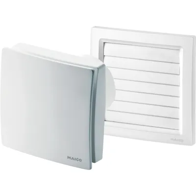 MAICO Kleinraumventilator AKE 150/1 0084.0459 | Kellerentfeuchtung 250 m³/h | DN 150 | IPX4 | Aufputz | weiß