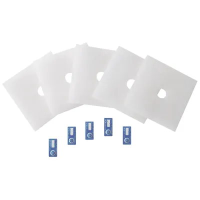 Maico Ersatz-Luftfilter ZF 60/100 G2 | für ER, ER-AP, Centro | 135x135x8 mm | 5 Stück | Weiß | Art.-Nr. 0093.0331