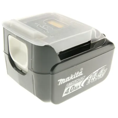 Makita BL1440 Akku 14,4V 4,0Ah Li-Ion | Schiebeakku Ersatz | Für Makita Werkzeuge 196388-5 | Schwarz