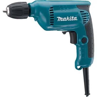 Makita Bohrmaschine 6413 | 450 W | Schnellspann-Bohrfutter | 0–3400 U/min | 1,3 kg | blau/schwarz
