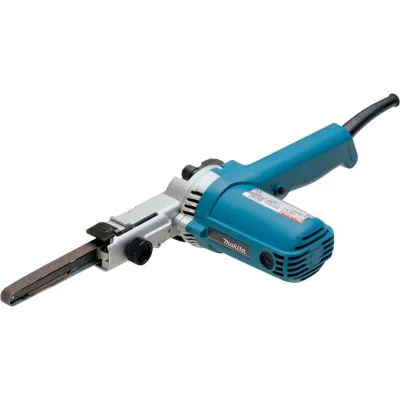 Makita Bandfeile 9032 | Bandschleifer elektrisch 500W | 9x533 mm Band | regelbare Bandgeschwindigkeit | 1,6 kg | blau