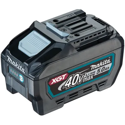 Makita Akku XGT 191L47-8 BL4050F | 40V Li-Ion | 5,0 Ah | Ladestandanzeige | IP64 Staub- & Spritzwasserschutz | Schwarz