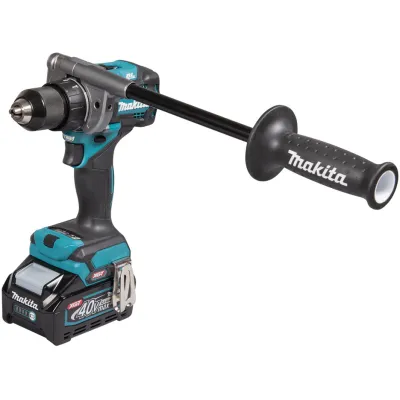 Makita Akku-Bohrschrauber DF001GD201 40V max | 2x 2,5Ah Li-Ionen | 140 Nm | 2-Gang | bürstenlos | MAKPAC | Petrol
