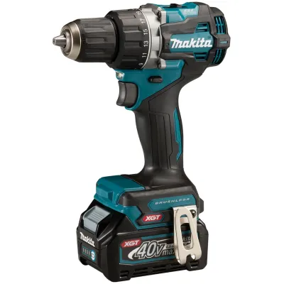 Makita Akku-Bohrschrauber DF002GA202 40V XGT | 2x 2,0Ah Li-Ion Akkus | 64 Nm | bürstenlos | 2-Gang | MAKPAC | Petrol