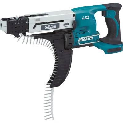 Makita Akku-Magazinschrauber DFR550Z 18V | 25-55mm | 4000 U/min | ohne Akku & Ladegerät | Aluminium | Blau/Silber