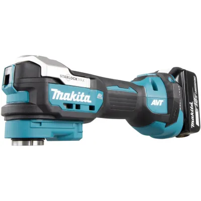 Makita Akku-Multitool DTM52Z 18V | kabellos | bürstenlos | Starlock | ohne Akku/Ladegerät | Petrol