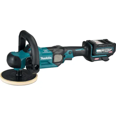 Makita Akku-Poliermaschine PV001GZ 40V max | Exzenterschleifer | 180 mm | ohne Akku & Ladegerät | blau/schwarz