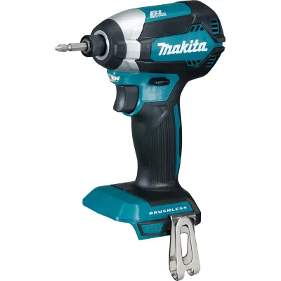 Makita Akku-Schlagschrauber DTD153Z 18V | Brushless Motor | 170 Nm | 1/4" Sechskant | ohne Akku/Ladegerät | Blau