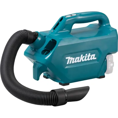 Makita Akku-Handstaubsauger CL121DZX 12V | für Auto & Haushalt | 3 Saugstufen | mit Düsen | ohne Akku | türkis
