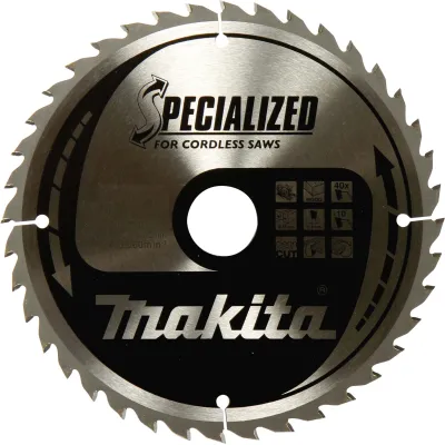 Makita Kreissägeblatt B-33629 Specialized | 136x20 mm | 24 Zähne | HM | Akku-Handkreissäge | Holz | extra dünn