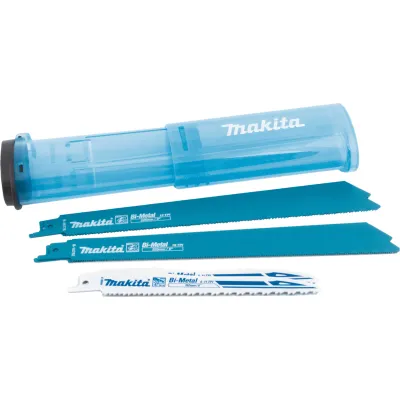 Makita Reciprosägeblatt-Set B-44448 | 6-teilig | für grobe Schnitte in Holz & Metall | BiM | mit Aufbewahrungsbox