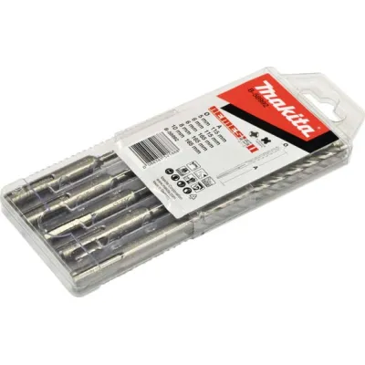 Makita Bohrer-Set SDS+ B-58992 Nemesis2 | 5-teilig | Ø 5-10 mm | Beton & Stein | Kunststoffbox