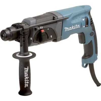 Makita Bohrhammer HR2470 | SDS-Plus | 780W | 2,7J | 24mm | Dreh- & Schlagstopp | inkl. Koffer | türkisblau