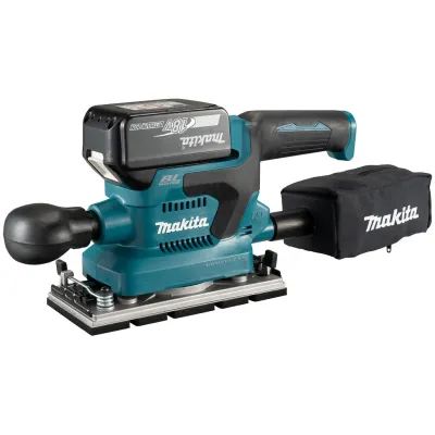 Makita Akku-Schwingschleifer DBO382Z 18V | bürstenlos | 93x185 mm | 3-Stufen-Drehzahl | ohne Akku/Ladegerät | Schwarz